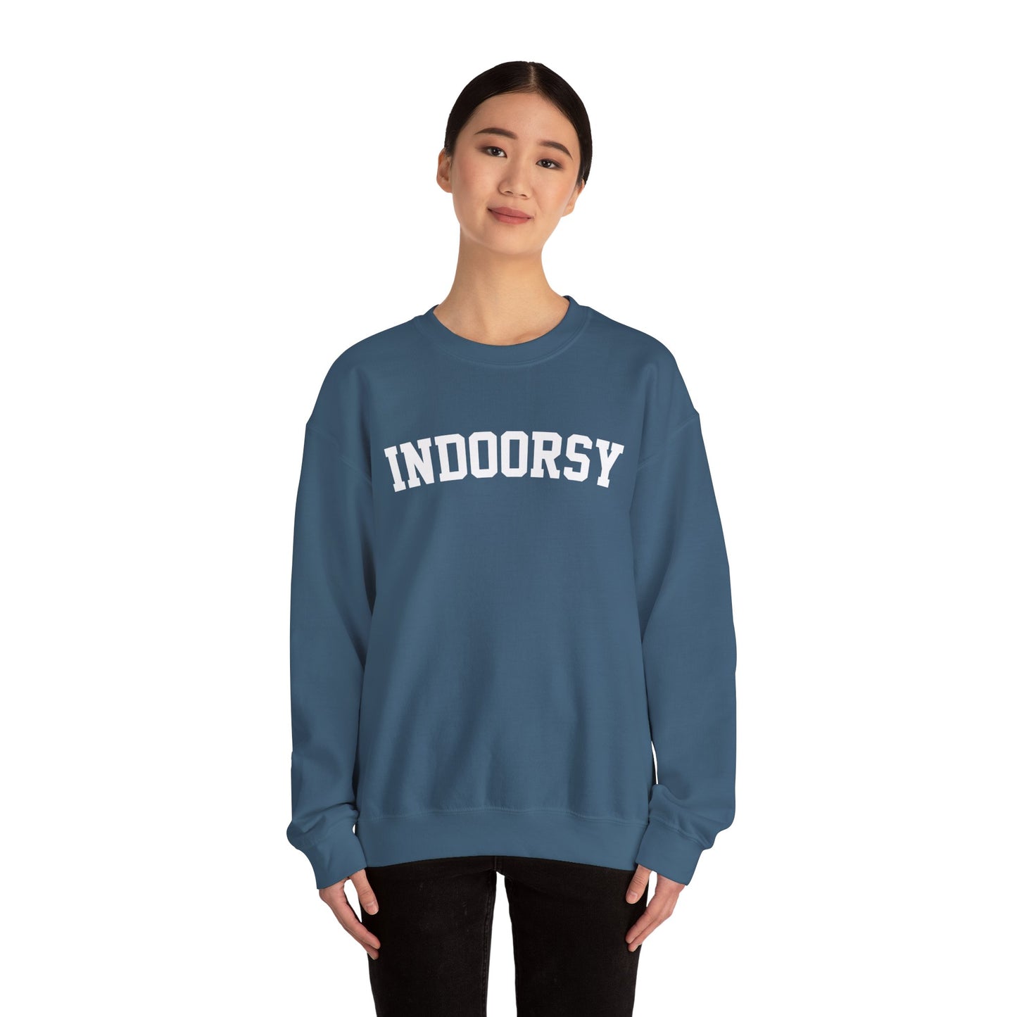 Indoorsy Sweatshirt - Cozy, Comfy, and Proudly Inside