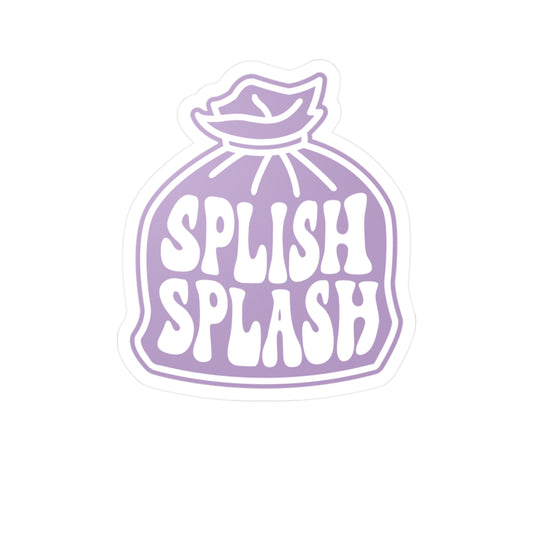 Splish Splash - Vinyl Decal